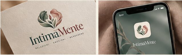 Mockup di biglietto da visita e schermata smartphone